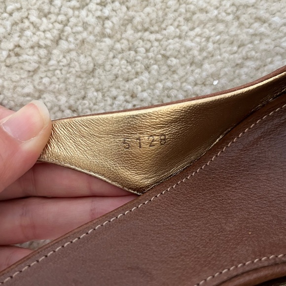 Vintage Prada 90s Logo Raffia Buckle Leather Slingback Sandals Heels Brown 35 5 - Picture 6 of 11